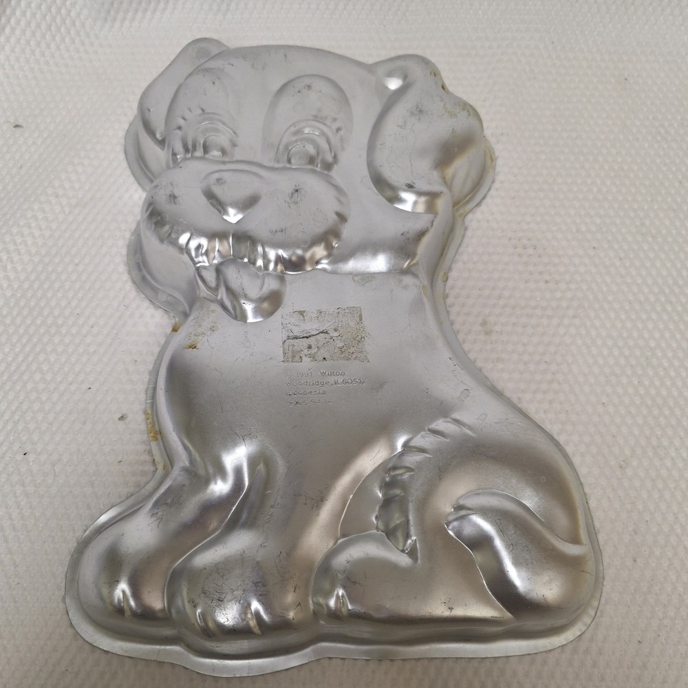 Precious Puppy Cake Pan Vintage 1991 Wilton #2105-9434 Birthday Party Dog
